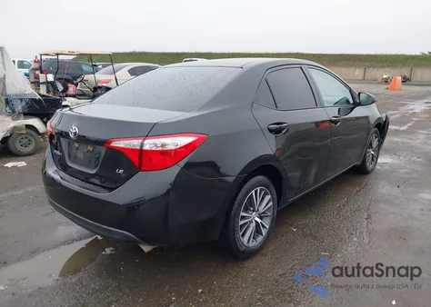 2016 Toyota Corolla Le Plus from USA, damaged, VIN 5YFBURHE5GP432052
